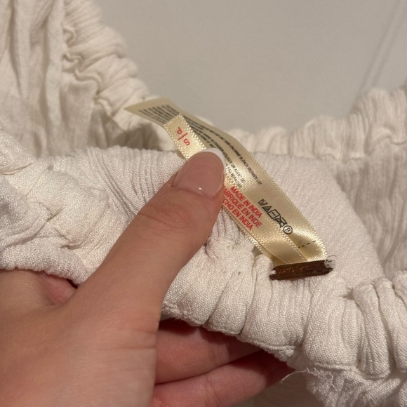 Free People Radiance Top White Ruffle Blouse - Picture 5 of 6